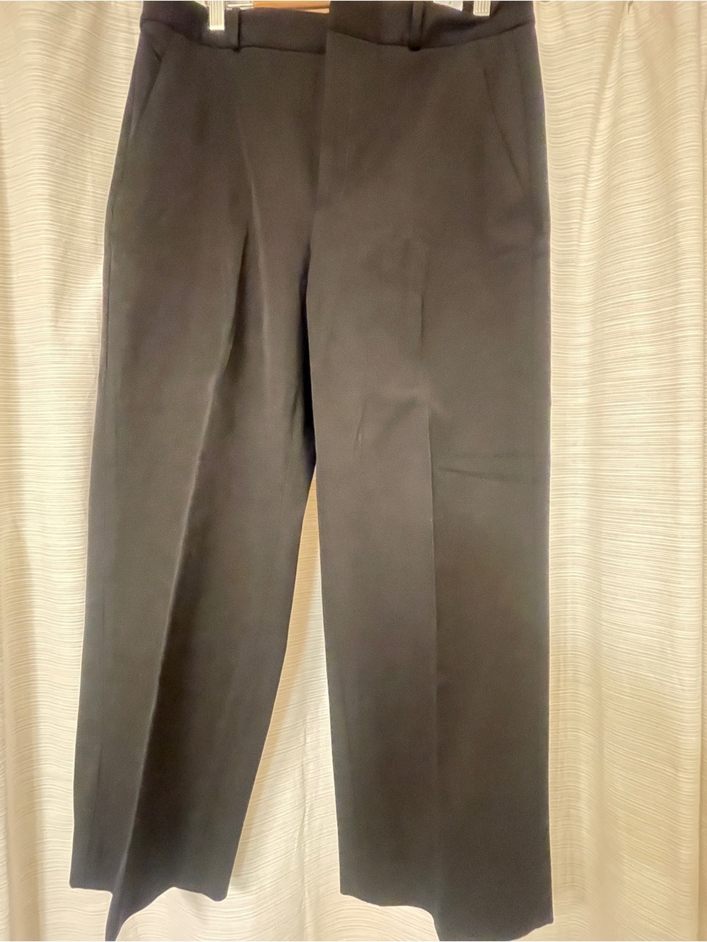 Banana Republic Black Wide-Leg Dress Pants